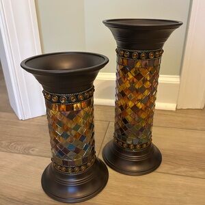 Partylite Global Fusion Pillar Holders
